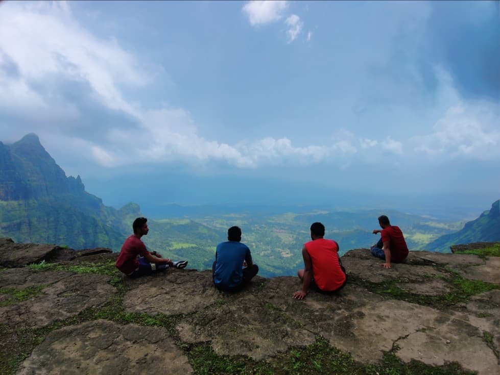 Group Seating At Harishchandragad